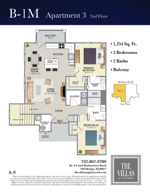 B-1M3 Floor Plan