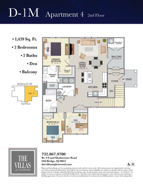 D-1M4 Floor Plan